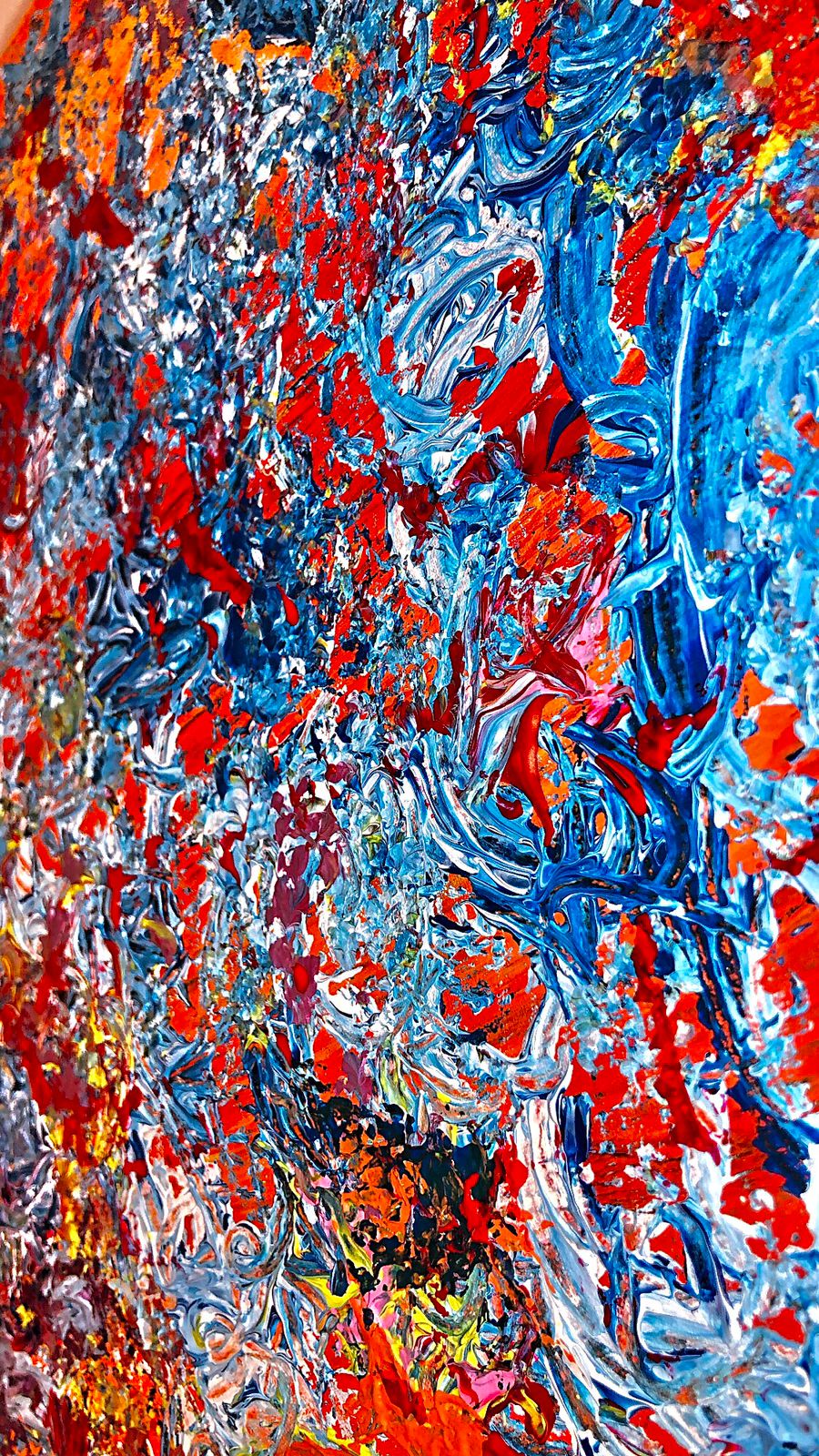 I was famous one day painting by Fadoua Haïkou