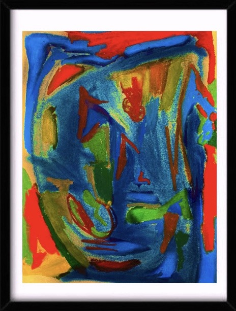 Lost in you painting by Fadoua Haïkou